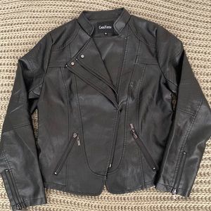 Faux Leather Jacket